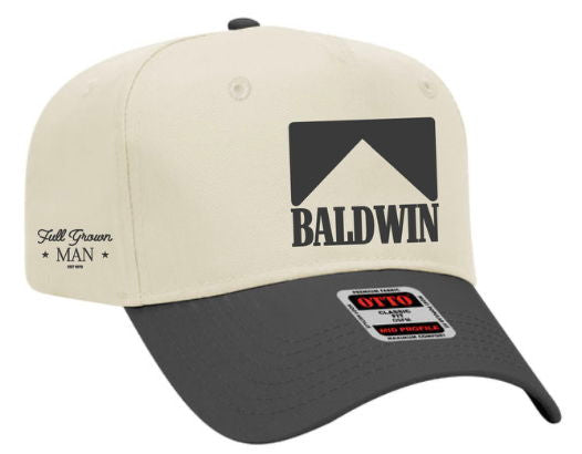 FULL GROWN MAN - HAT (NATURAL/BLACK)